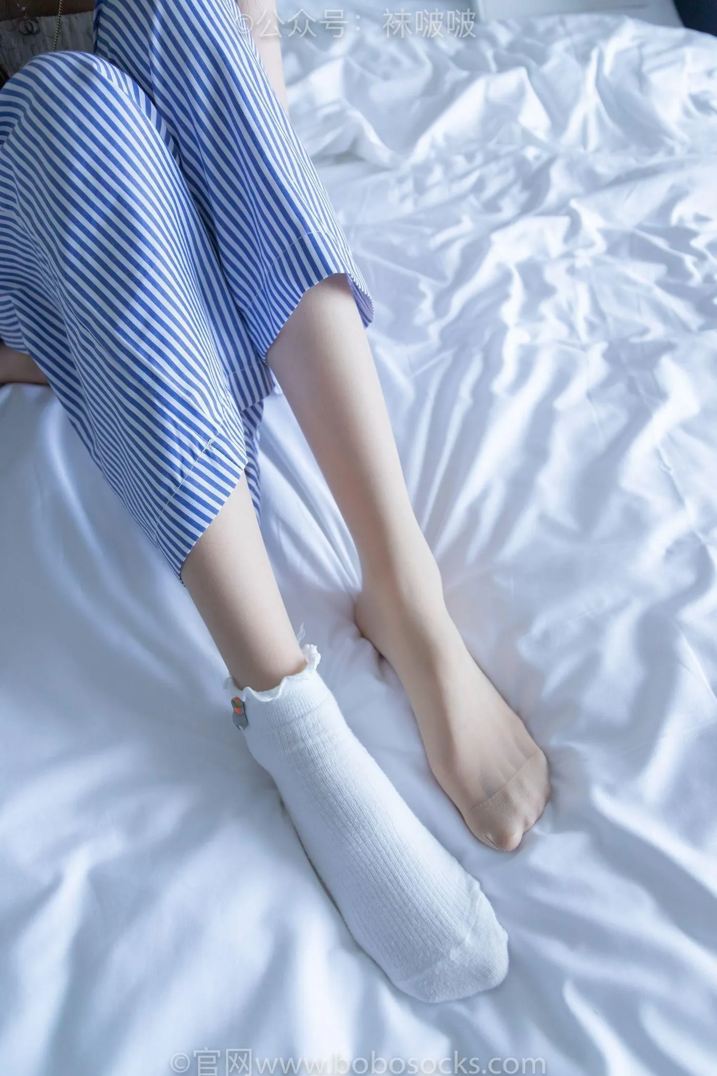 [BoBoSocks袜啵啵]NO.027 稚予- vans、白色棉袜、肉丝 [136P]插图8